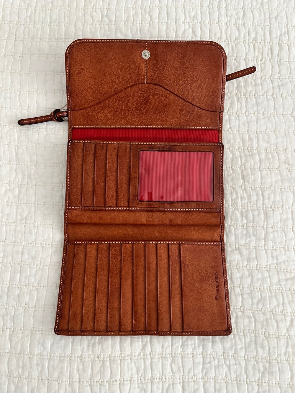 Vintage Mulberry Mabel Long Wallet in Brown - Picture 6 of 7
